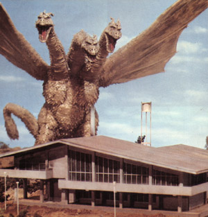 King Ghidorah, Godzilla's arch nemesis.  