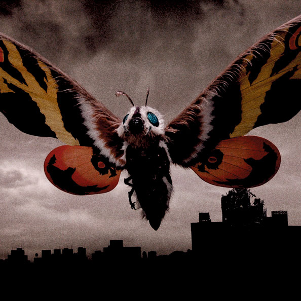 Mothra, a monster that's very popular among women in Japan.  One of Godzilla's sometimes allies.